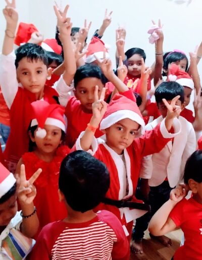 kids at humble donut preschool in badlapur east